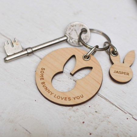 Personalised Bunny Keyring