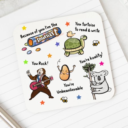 Punny Teacher Coaster