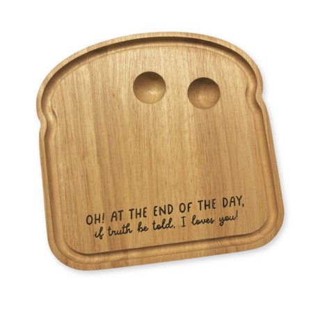 If truth be told, I loves you Egg board