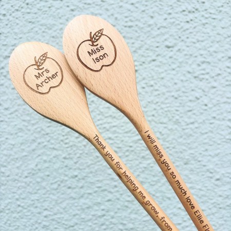 Personalised Apple Teacher Spoon