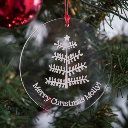 Personalised Stick Tree Bauble