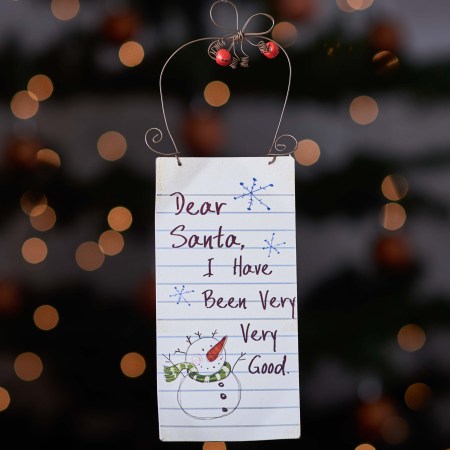 I have been very very good sign