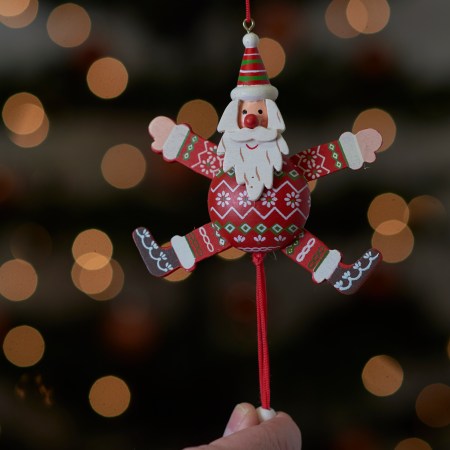 Christmas Red & Green Santa Jumping Jack