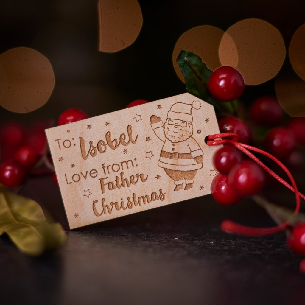 Personalised Christmas Santa Gift Tags