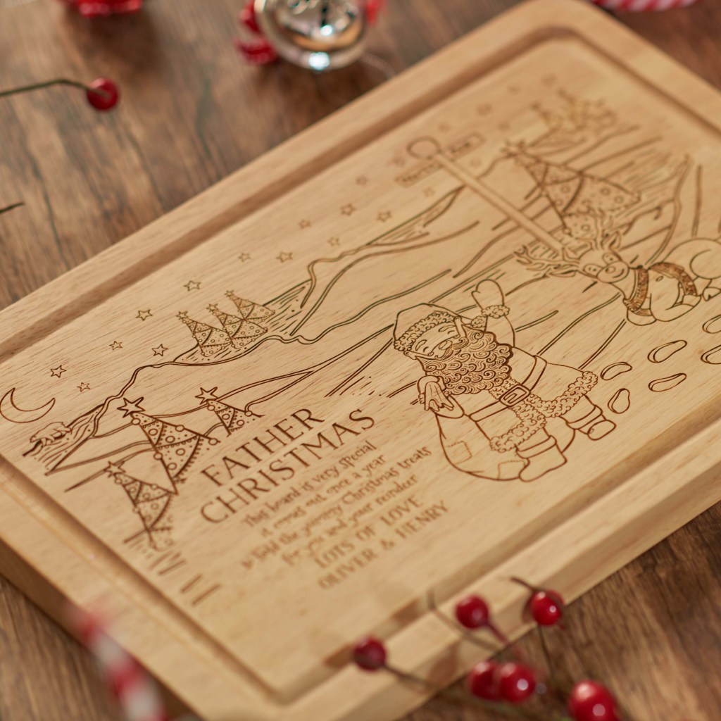 Personalised North Pole Santa Platter