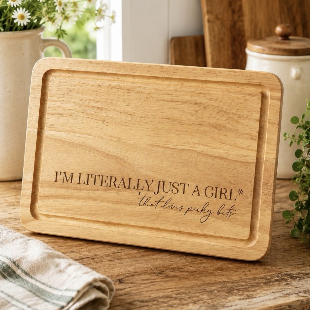 I’m literally just a girl Rectangle Chopping Board