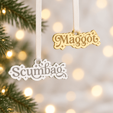 Scumbag, Maggot Christmas Decorations