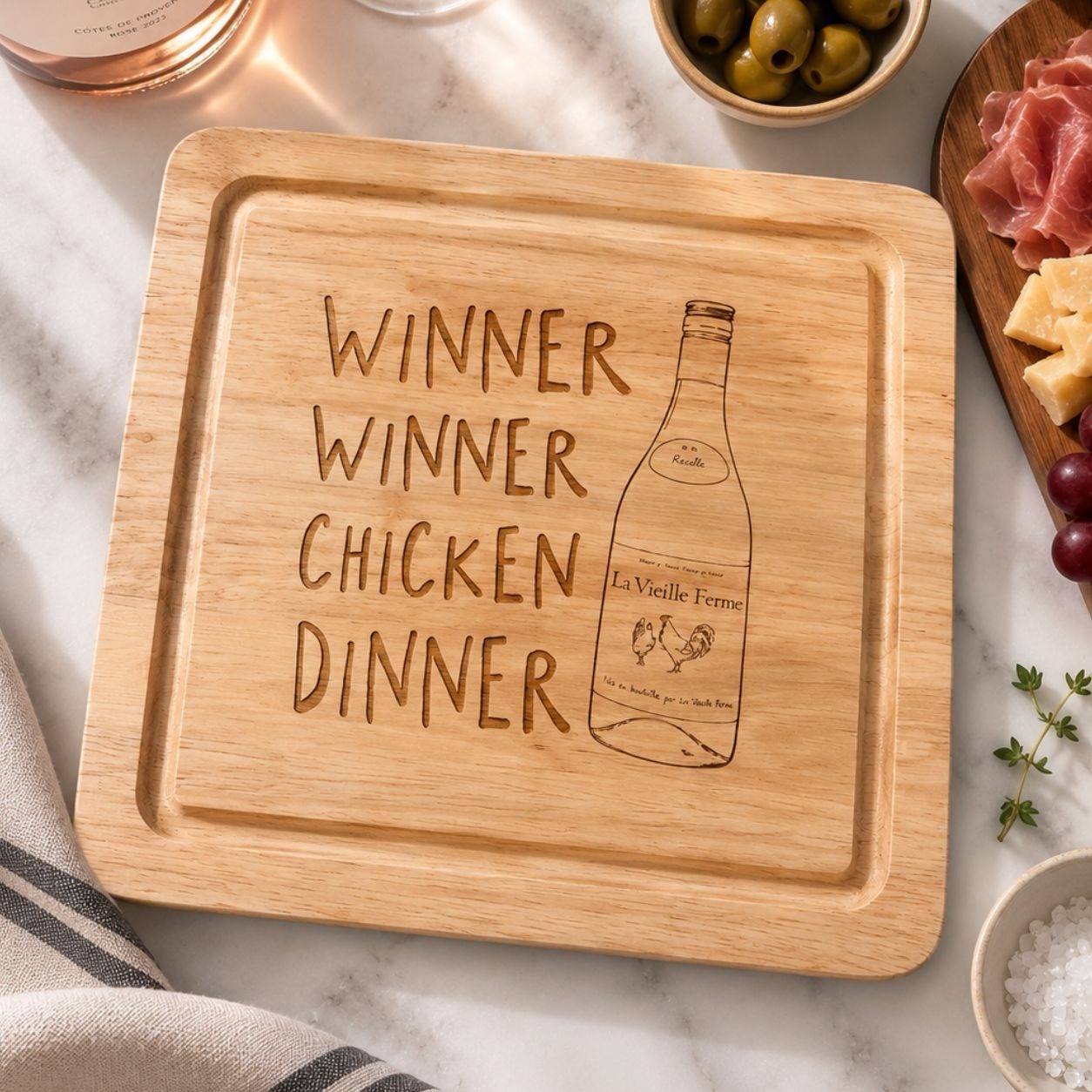Winner Winner Chicken Dinner Square Board